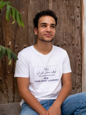 - Rock da Kasbah Tanger T-Shirt Homme "Rue Yves Saint Laurent" Rock da Kasbah Tanger