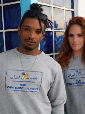- Rock da Kasbah Tanger Sweat Unisexe "Rue Yves Saint Laurent" - Rock da Kasbah Tanger