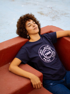 - Rock da Kasbah Tanger T-Shirt Femme "Petit Taxi Marrakech" Rock da Kasbah Tanger