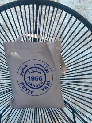 "Petit Taxi Tanger" Tote bag