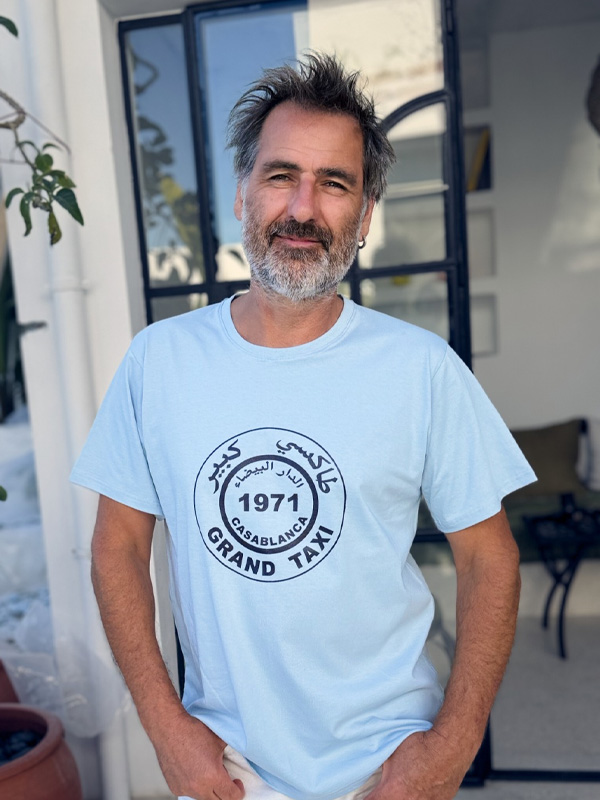 - Rock da Kasbah Tanger T-Shirt Homme "Grand Taxi Casablanca"