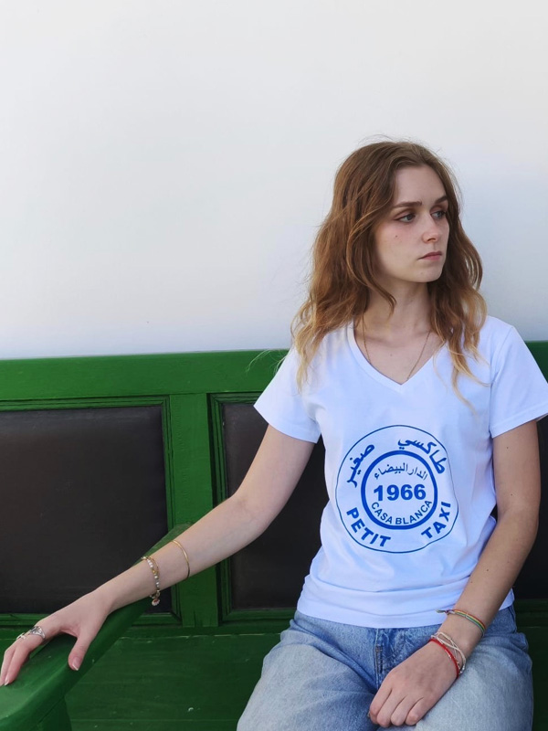 - Rock da Kasbah Tangier "Taxi Casablanca" Women T-shirt, to find in our t-shirts & sweats online shop - Rock da Kasbah Tangier