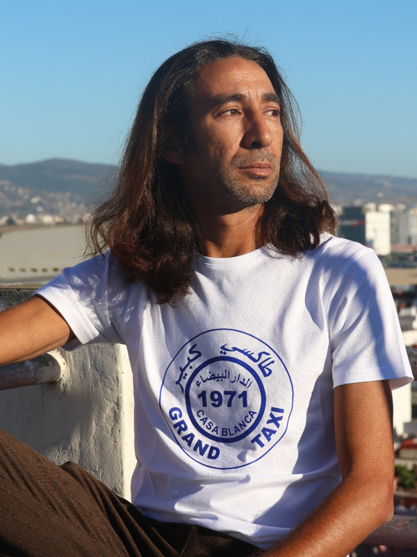 - Rock da Kasbah Tanger T-Shirt Homme "Grand Taxi Casablanca" – Image 3